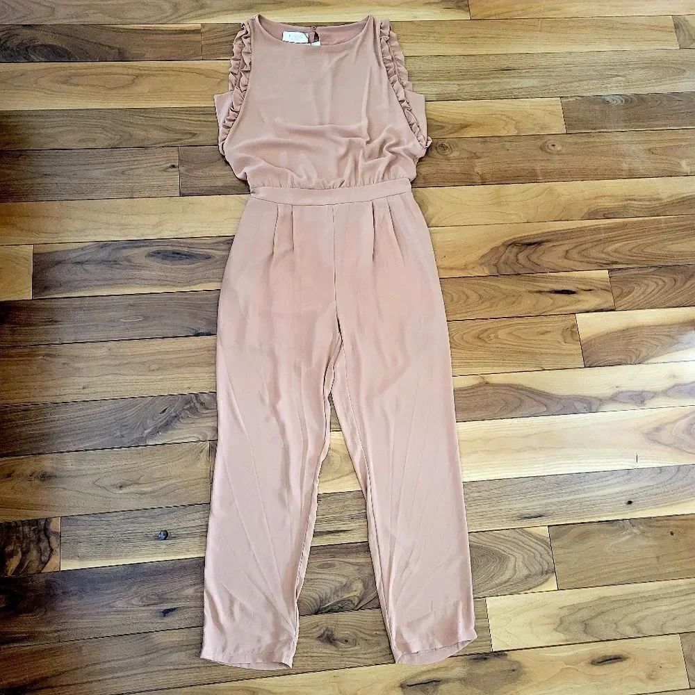 KAOS Ruffle jumpsuit Romper Size 12 L New - Picture 3 of 10